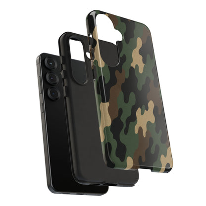 Camouflage Phone Case, Tough Cases, Military Style, Unique Phone Accessories, Gift for Him, Durable Phone Cover