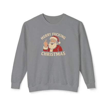 Merry Christmas Sweatshirt, Funny Holiday Crewneck, Unisex Gift, Christmas Apparel, Sarcastic Sweatshirt, Unique Holiday Clothing