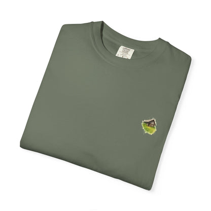 Nature-Inspired Unisex Garment-Dyed T-Shirt, Eco-Friendly Tee, Summer Casual Wear, Gift for Nature Lovers, Relaxed Fit T-Shirt