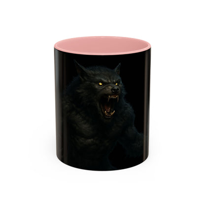 Howling Werewolf Coffee Mug - Perfect Gift for Horror Lovers, Wolf Enthusiasts, Halloween Decor, Unique Drinkware, Gothic Homeware