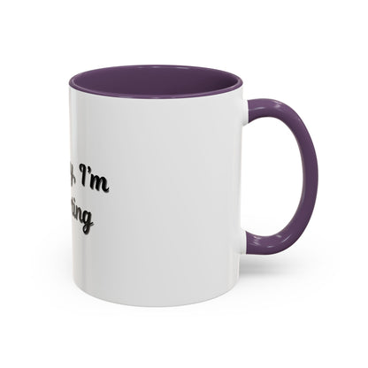 Introvert Coffee Mug - Go Away, I'm Introverting - Black Accent for Relaxing Moments