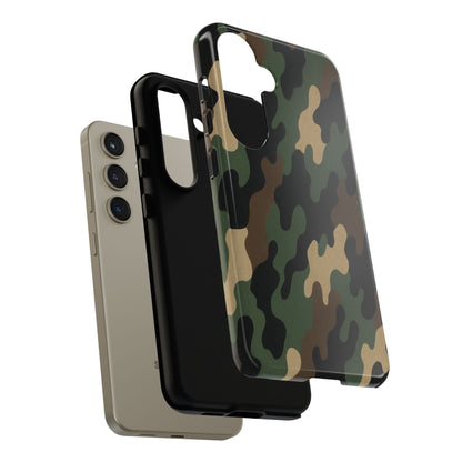 Camouflage Phone Case, Tough Cases, Military Style, Unique Phone Accessories, Gift for Him, Durable Phone Cover