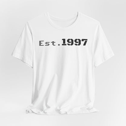 Vintage Est. 1997 Unisex Tee, Gift for Birthdays, Celebrations, Casual Wear, Retro Fashion, Cool Graphic T-Shirt