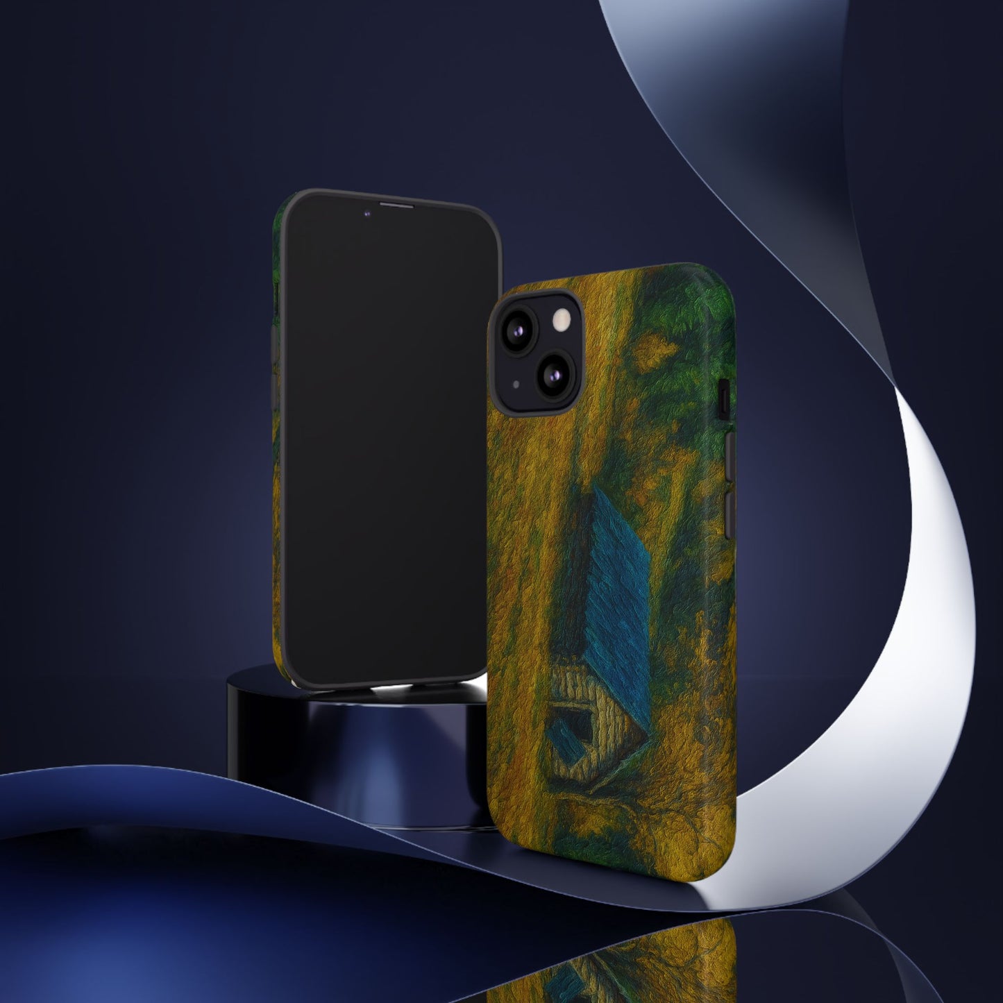 Artistic Phone Case by Tough Cases, Nature-Inspired Phone Protection, Unique Gift for Nature Lovers, Stylish Accessory, Fall Aesthetic
