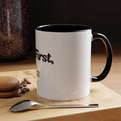 But First, Books Accent Coffee Mug - Perfect Gift for Book Lovers