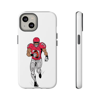 Football Player Tough Case, Sports Phone Cover, Athlete Gift, Tough Phone Case, Fall Sports, Football Lover's Accessory