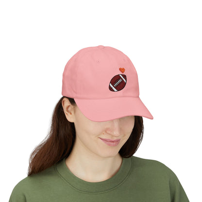 Cute Football Dad Cap, Father's Day Gift, Casual Style Hat, Sports Lover Accessory, Gift for Dad, Outdoor Activities