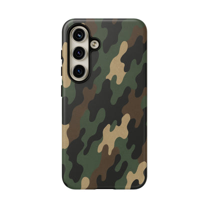 Camouflage Phone Case, Tough Cases, Military Style, Unique Phone Accessories, Gift for Him, Durable Phone Cover