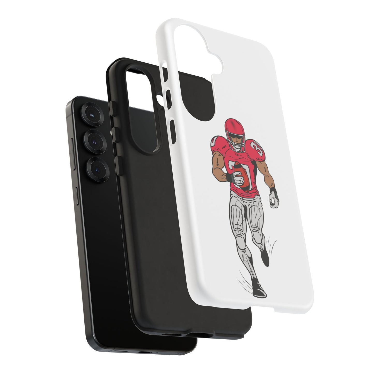 Football Player Tough Case, Sports Phone Cover, Athlete Gift, Tough Phone Case, Fall Sports, Football Lover's Accessory