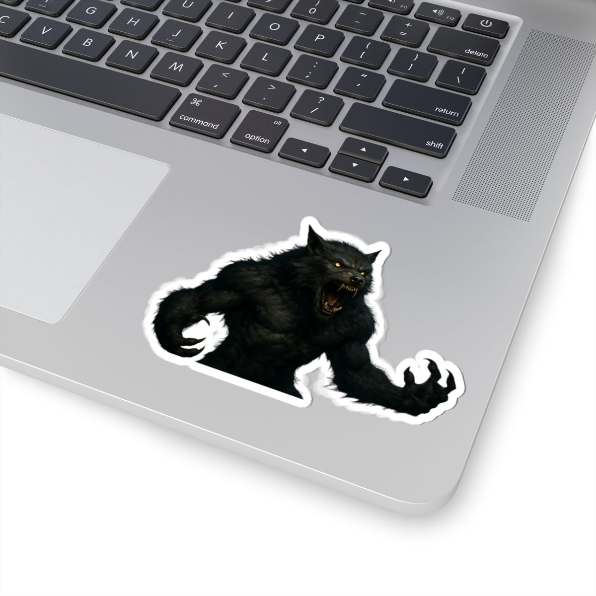Fierce Werewolf Kiss-Cut Stickers | Halloween Decor, Laptop Decals, Spooky Gifts, Monster Lovers, Unique Party Favors