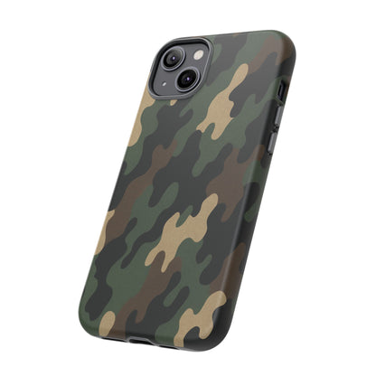 Camouflage Phone Case, Tough Cases, Military Style, Unique Phone Accessories, Gift for Him, Durable Phone Cover