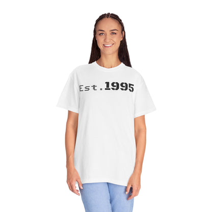 Vintage Est. 1995 T-Shirt, Retro Unisex Tee, Perfect Gift for Birthdays, Casual Wear, Nostalgic Apparel