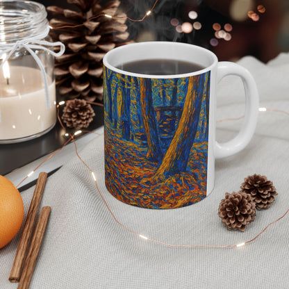 Colorful Abstract Pathway Ceramic Mug