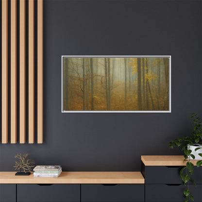 Framed Matte Canvas Art | Serenity in the Forest | Nature Wall Decor, Home Gallery, Cozy Living Room, Gift for Nature Lovers