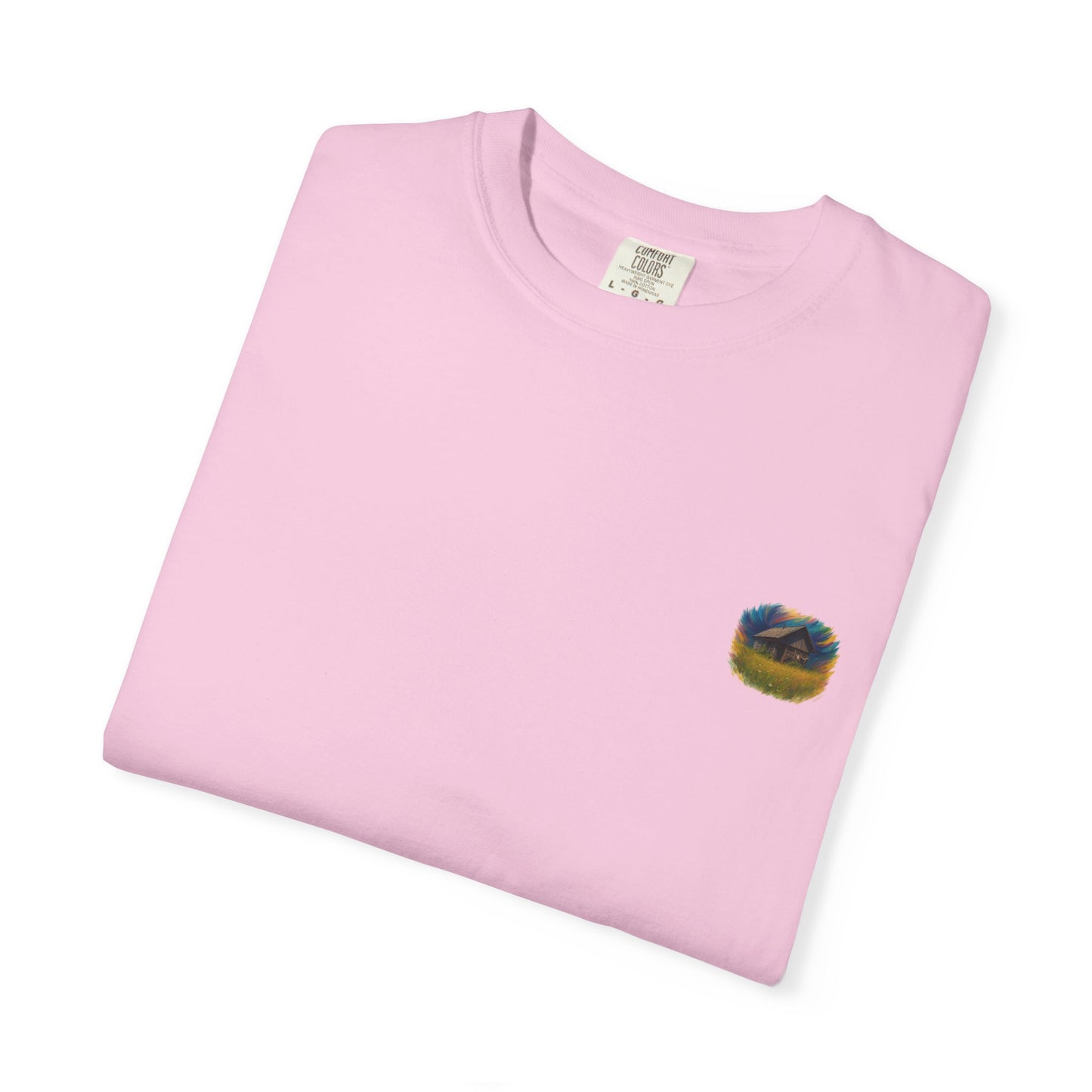 Rustic Landscape T-shirt | Relaxed Fit Tee, Casual Wear, Nature Lover Gift, Summer Outing Top, Eco-Friendly Apparel