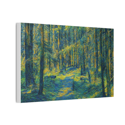 Canvas Art Print, Forest Path Painting, Nature Decor, Wall Art, Gift for Nature Lovers, Home Decor Inspiration