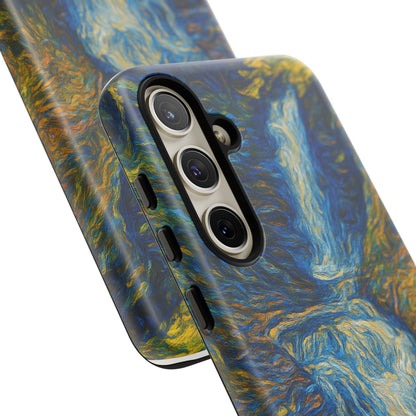 Artistic Phone Case - Waterfall Design, Unique Gift, Phone Accessory, Nature Lover, Original Artwork
