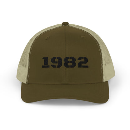 Vintage 1982 Snapback Trucker Cap, Retro Cap, Custom Hat, Gift for Him, Birthday Gift, Dad Hat, Casual Wear