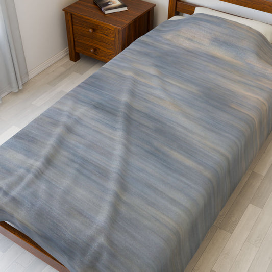 Cozy Velveteen Plush Blanket - Soft Textured Throw for Relaxation & Comfort - product image