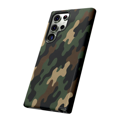 Camouflage Phone Case, Tough Cases, Military Style, Unique Phone Accessories, Gift for Him, Durable Phone Cover