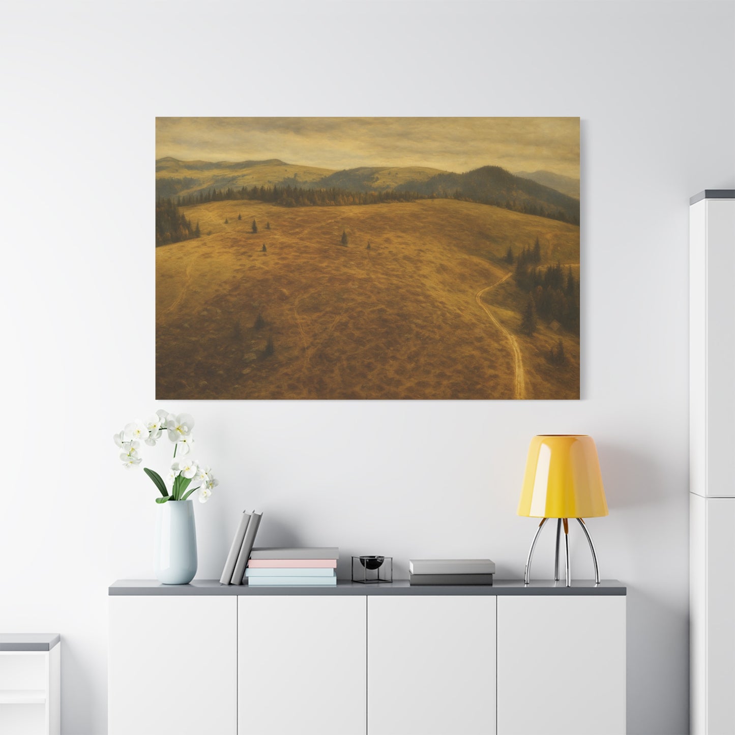 Stretched Canvas Art Print, Landscape Wall Decor, Nature Photography, Rustic Home Decor, Gifting, Earthy Art