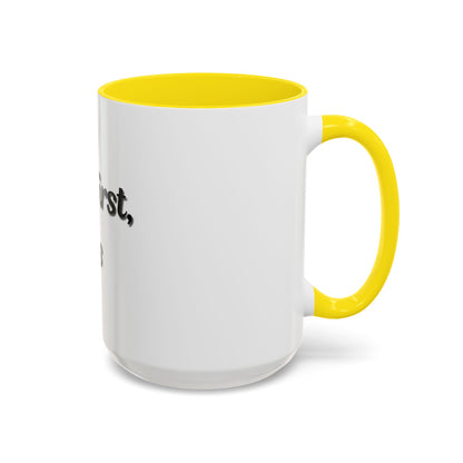 But First, Books Accent Coffee Mug - Perfect Gift for Book Lovers