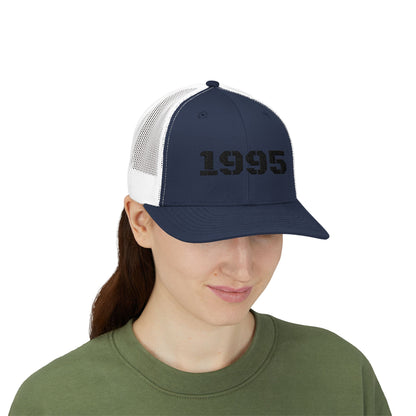 1995 Snapback Trucker Cap, Retro Cap, Vintage Style Hat, Birthday Gift, Casual Wear, 90s Fashion, Unisex Headwear