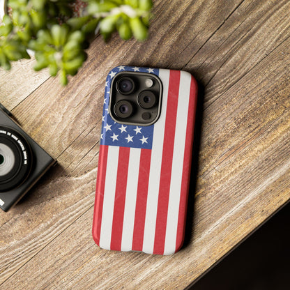 American Flag Phone Case - Patriotic Cell Cover, Tough Cases, USA Pride, Independence Day Gift, Veteran's Day, Phone Protection