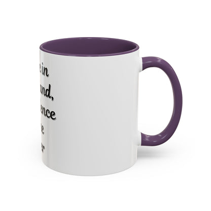 Inspirational Coffee Mug - "Coffee in One Hand, Confidence in the Other"