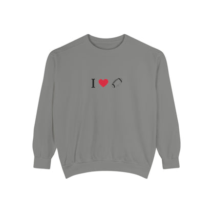 Unisex Sweatshirt, I love Football, Cozy, Perfect for Everyday Wear, Gift Idea for Friends, Couples, and Special Occasions