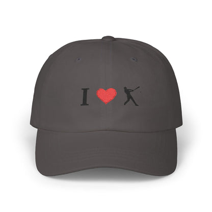 I Love Baseball Dad Cap, Sporty Hat for Dads, Baseball Lover Gift, Father's Day Gift, Casual Everyday Wear