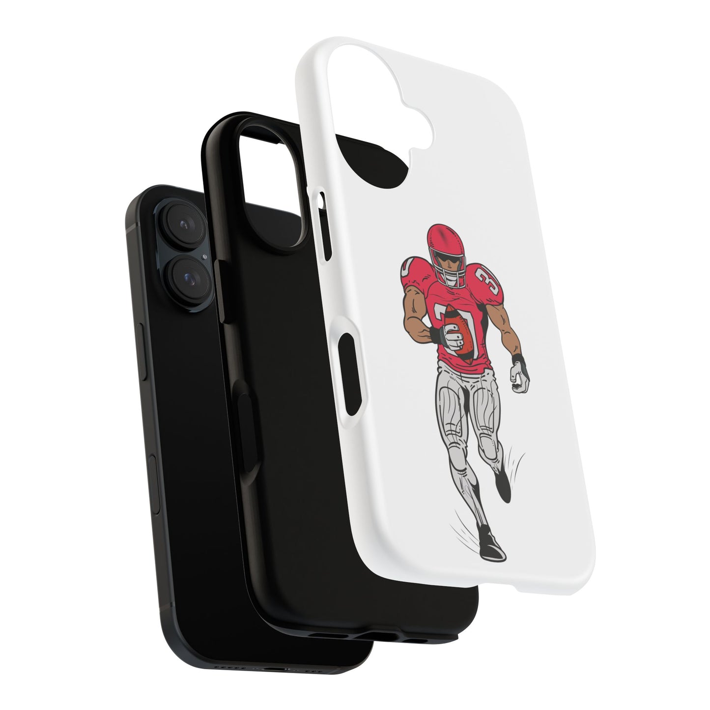 Football Player Tough Case, Sports Phone Cover, Athlete Gift, Tough Phone Case, Fall Sports, Football Lover's Accessory