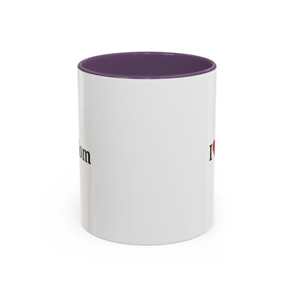 I Love Mom Accent Coffee Mug - Perfect Gift for Mother's Day & Special Occasions