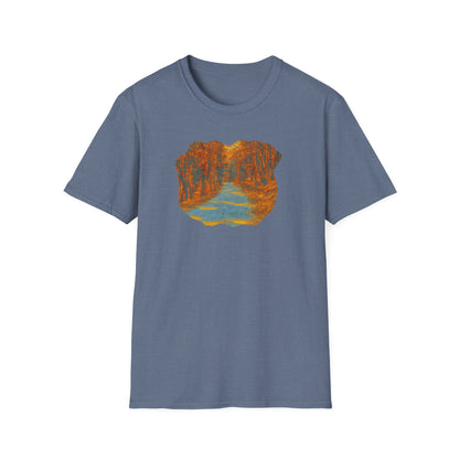 Nature-Inspired Unisex Softstyle T-Shirt, Outdoor Lover Gift, Casual Wear, Ideal for Hiking, Nature Trips, Unique Graphic Tee