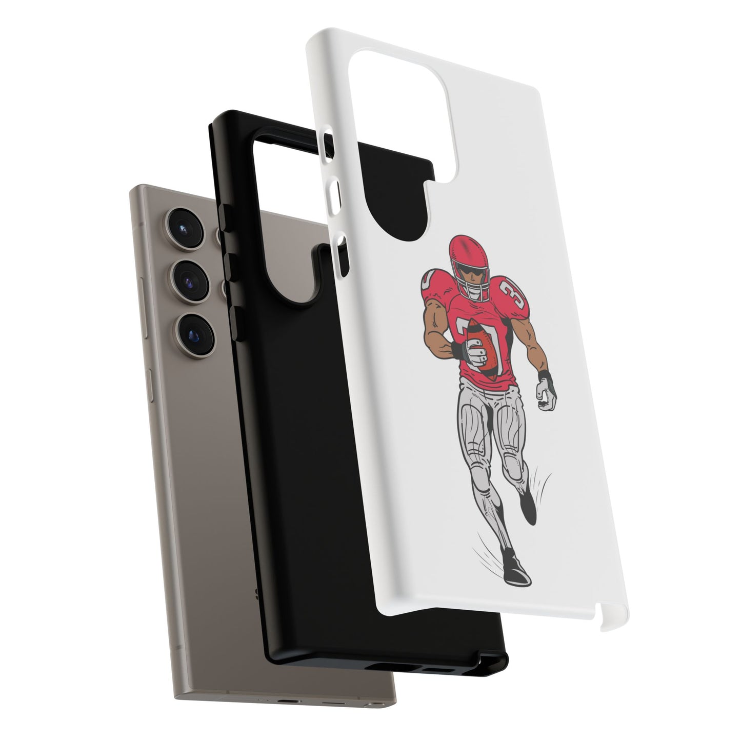 Football Player Tough Case, Sports Phone Cover, Athlete Gift, Tough Phone Case, Fall Sports, Football Lover's Accessory