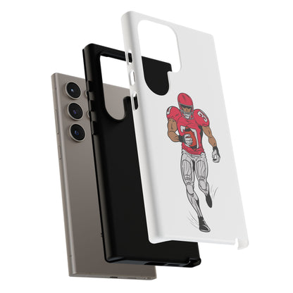Football Player Tough Case, Sports Phone Cover, Athlete Gift, Tough Phone Case, Fall Sports, Football Lover's Accessory