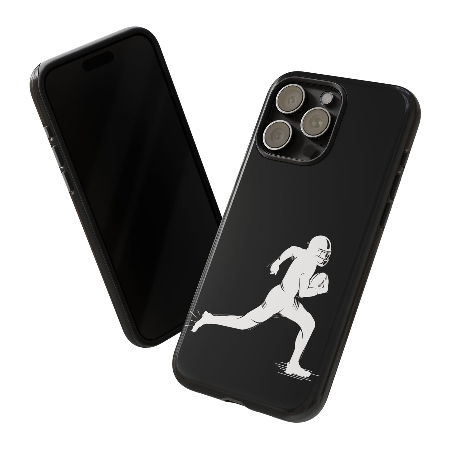Football Player Phone Case, Tough Cases, Sports Phone Cover, Gift for Athletes, iPhone & Samsung Accessories, Running Player Design