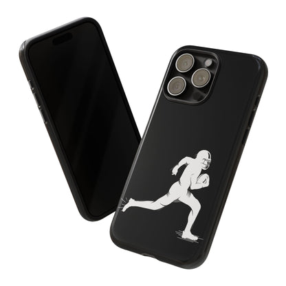Football Player Phone Case, Tough Cases, Sports Phone Cover, Gift for Athletes, iPhone & Samsung Accessories, Running Player Design