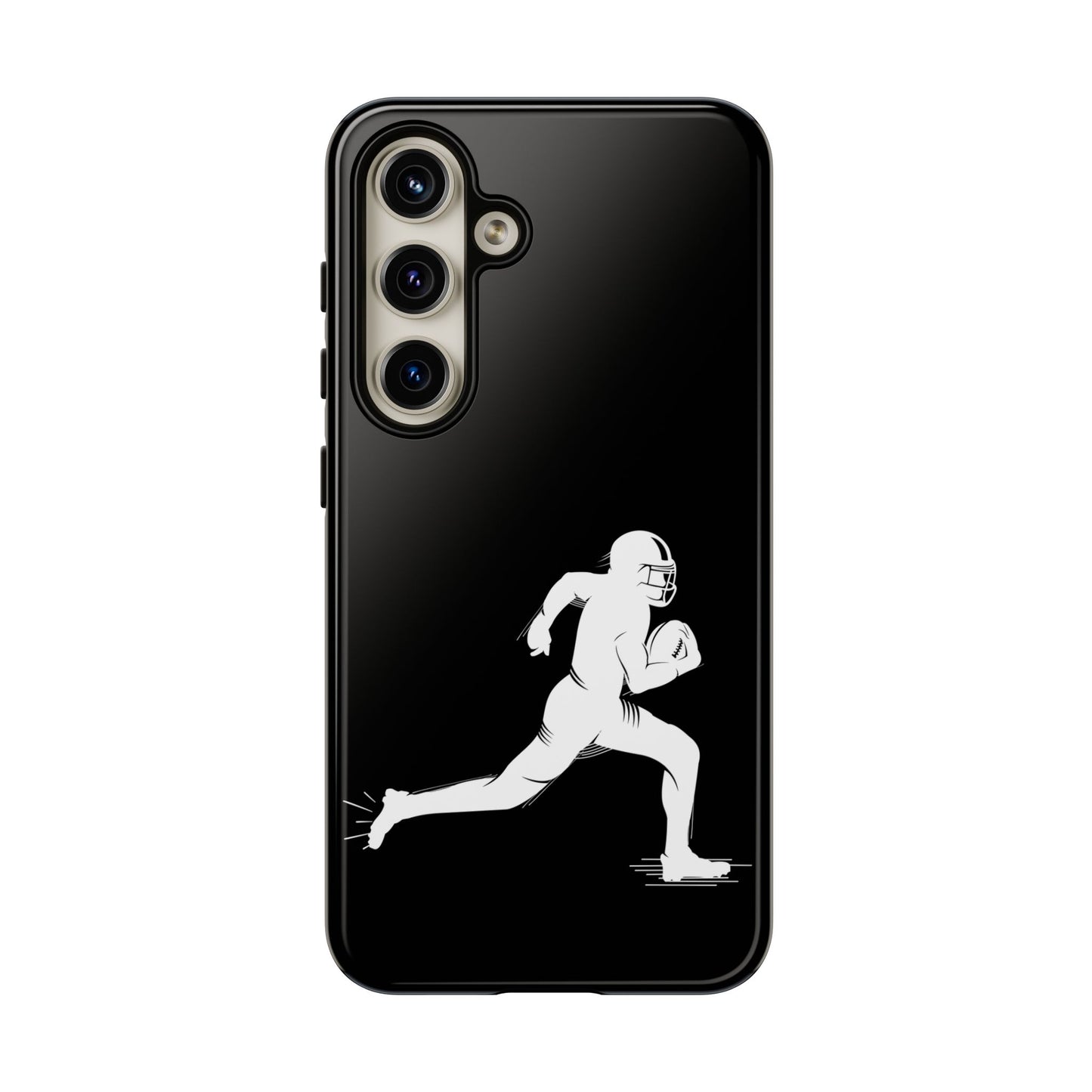 Football Player Phone Case, Tough Cases, Sports Phone Cover, Gift for Athletes, iPhone & Samsung Accessories, Running Player Design