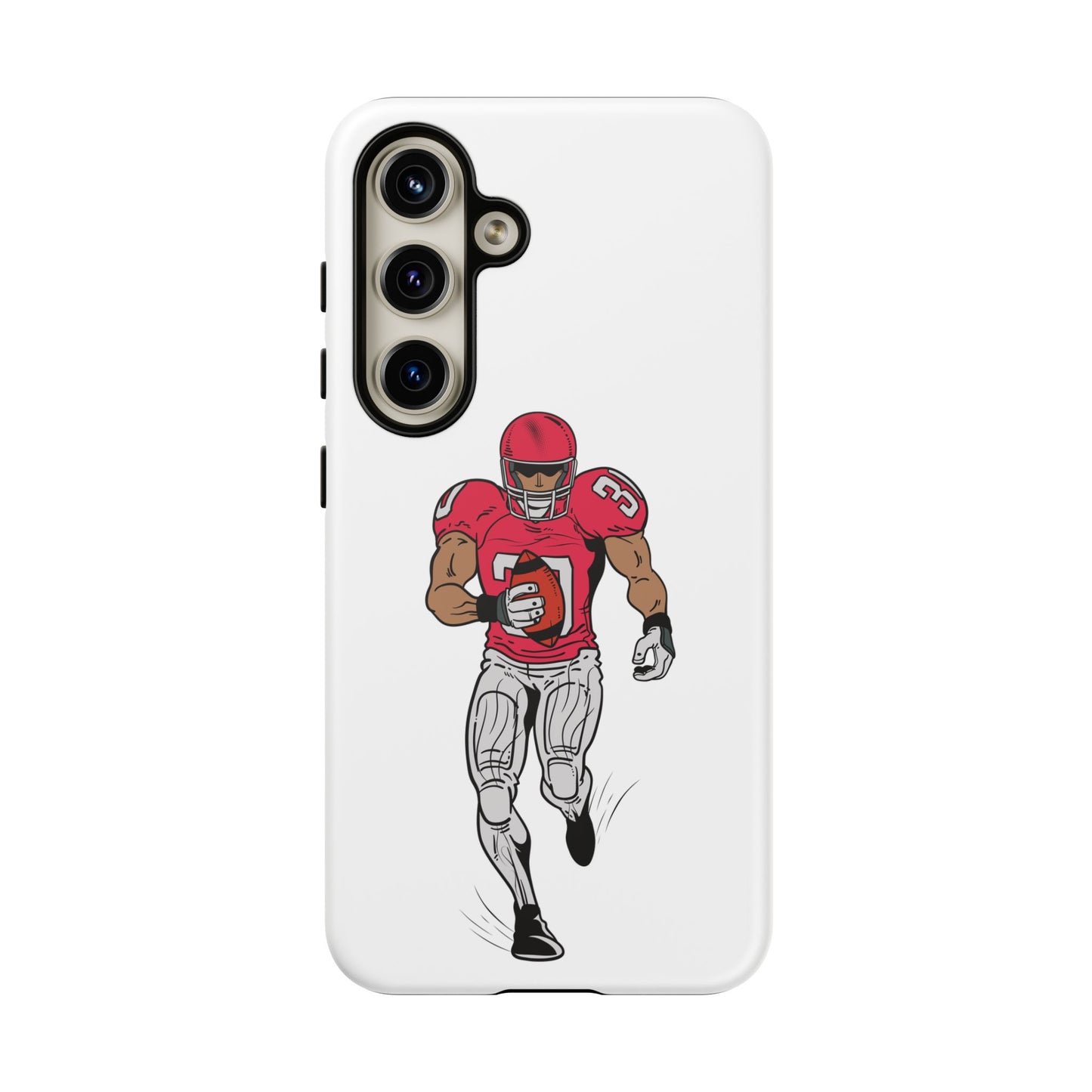Football Player Tough Case, Sports Phone Cover, Athlete Gift, Tough Phone Case, Fall Sports, Football Lover's Accessory