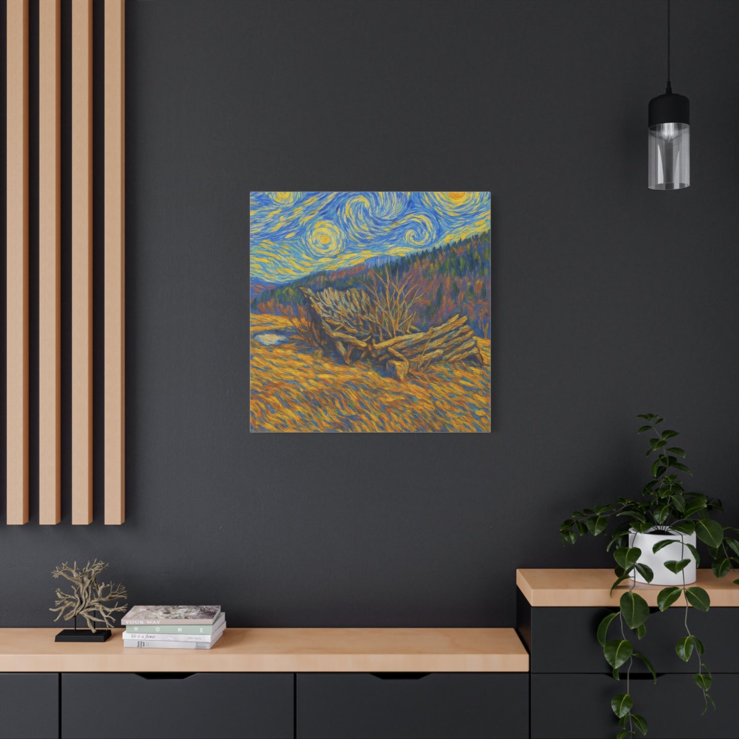 Artistic Van Gogh Style Canvas Wall Art, Nature Inspired Decor, Home Aesthetic, Gift for Art Lovers, Gallery Wall Piece, Living Room Decor, [...]