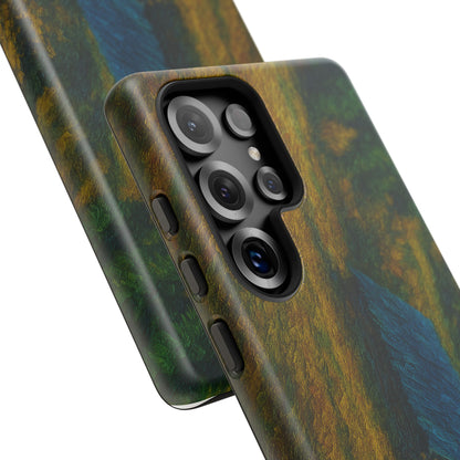 Artistic Phone Case by Tough Cases, Nature-Inspired Phone Protection, Unique Gift for Nature Lovers, Stylish Accessory, Fall Aesthetic