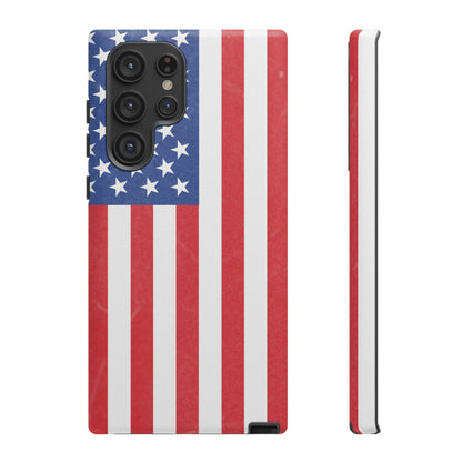 American Flag Phone Case - Patriotic Cell Cover, Tough Cases, USA Pride, Independence Day Gift, Veteran's Day, Phone Protection