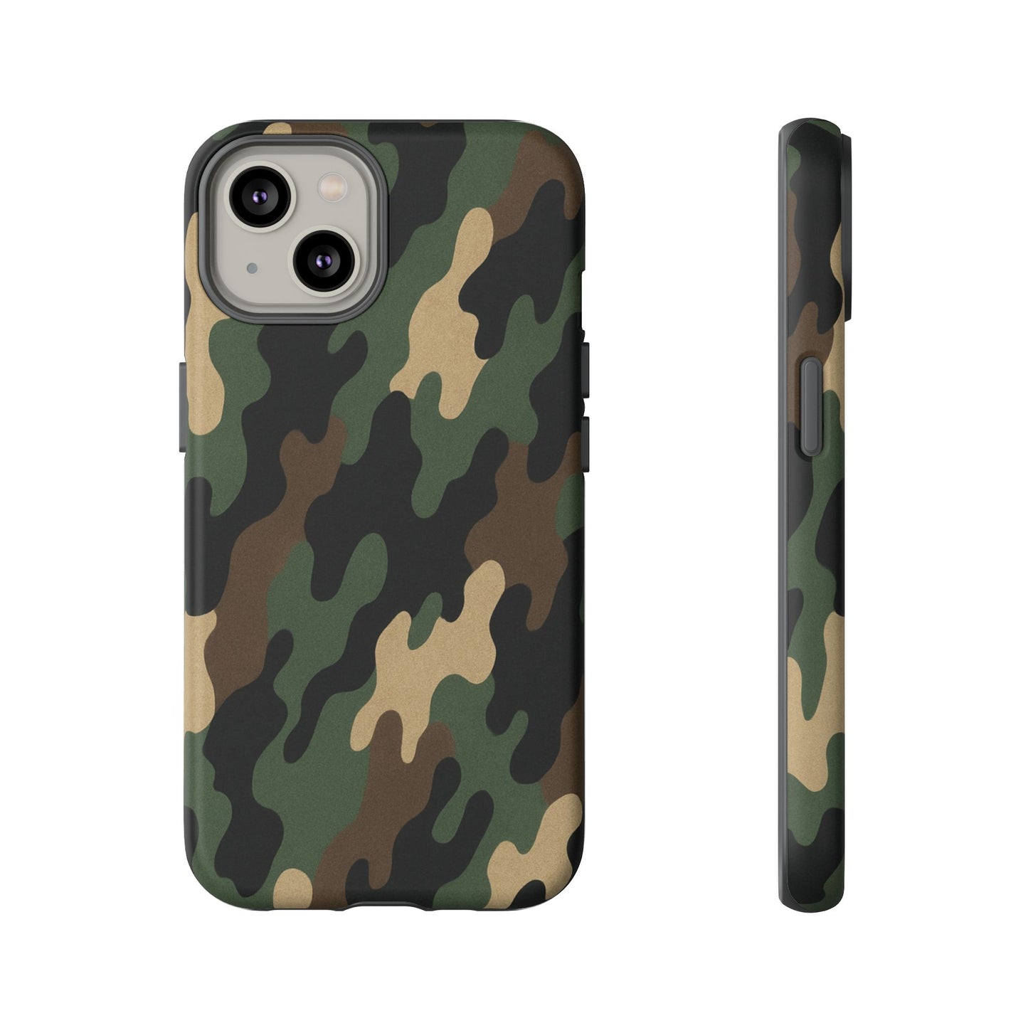 Camouflage Phone Case, Tough Cases, Military Style, Unique Phone Accessories, Gift for Him, Durable Phone Cover