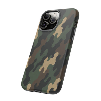 Camouflage Phone Case, Tough Cases, Military Style, Unique Phone Accessories, Gift for Him, Durable Phone Cover