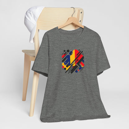 Artistic Heart Unisex Jersey Tee - Vibrant Graphic Tee, Casual Wear, Gift for Art Lovers, Birthday Surprise, Everyday Comfort