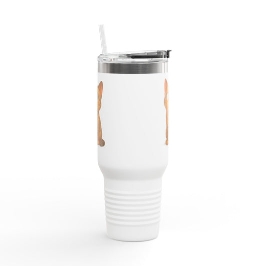 Cute Cat Insulated Travel Mug, 40oz - Perfect for Pet Lovers, Gifts for Cat Owners, Travel Accessories, Cute Drinkware, Animal Lovers