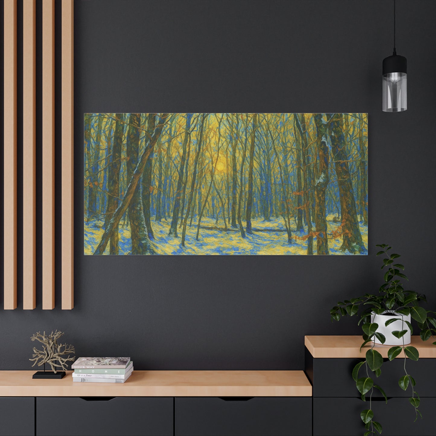 Forest Sunrise Canvas Print, Wall Art, Nature Photography, Home Decor, Gift for Nature Lovers, Landscape Artwork