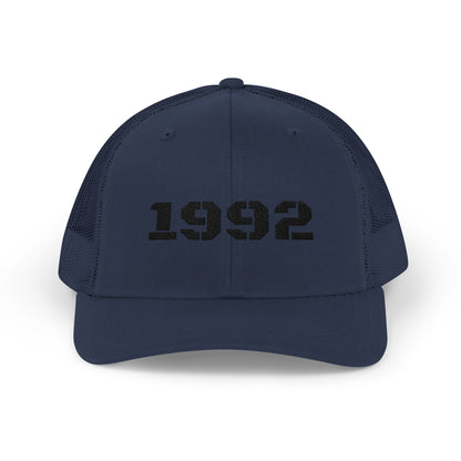 Vintage Year 1992 Snapback Trucker Cap, Retro Hat, Birthday Gift, Casual Wear, Personalized Cap, Unisex Accessory