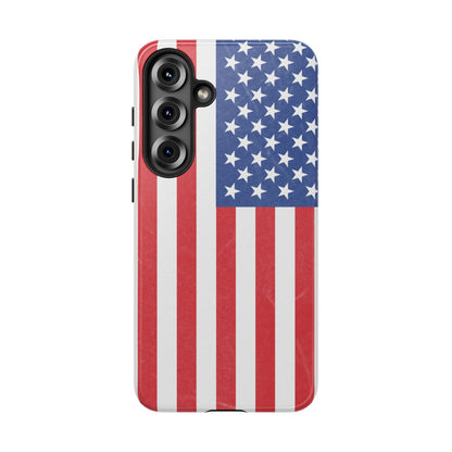Patriotic Phone Case - Tough Cases for Veterans, USA Lovers, Independence Day, Memorial Day, Flag Design